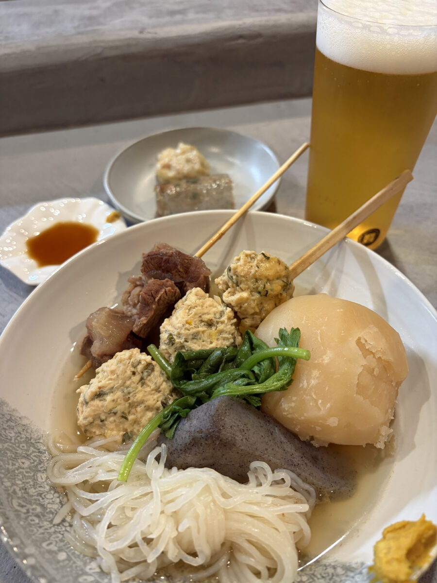 おでんとビール