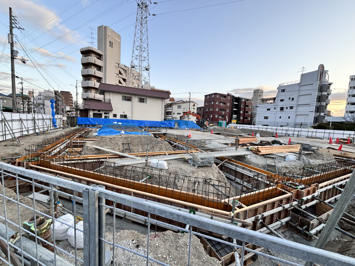 現地の工事の様子