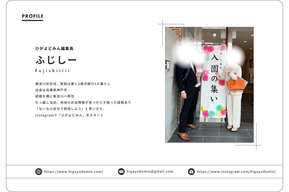 「ひがよどみん」編集長の紹介