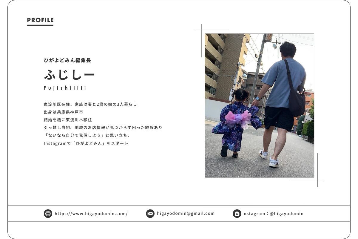 「ひがよどみん」編集長の紹介